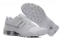 boutique chaussures nike shox current zoon sport star white hommes